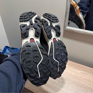 Salomon Hiking Sneakers Black and Orange